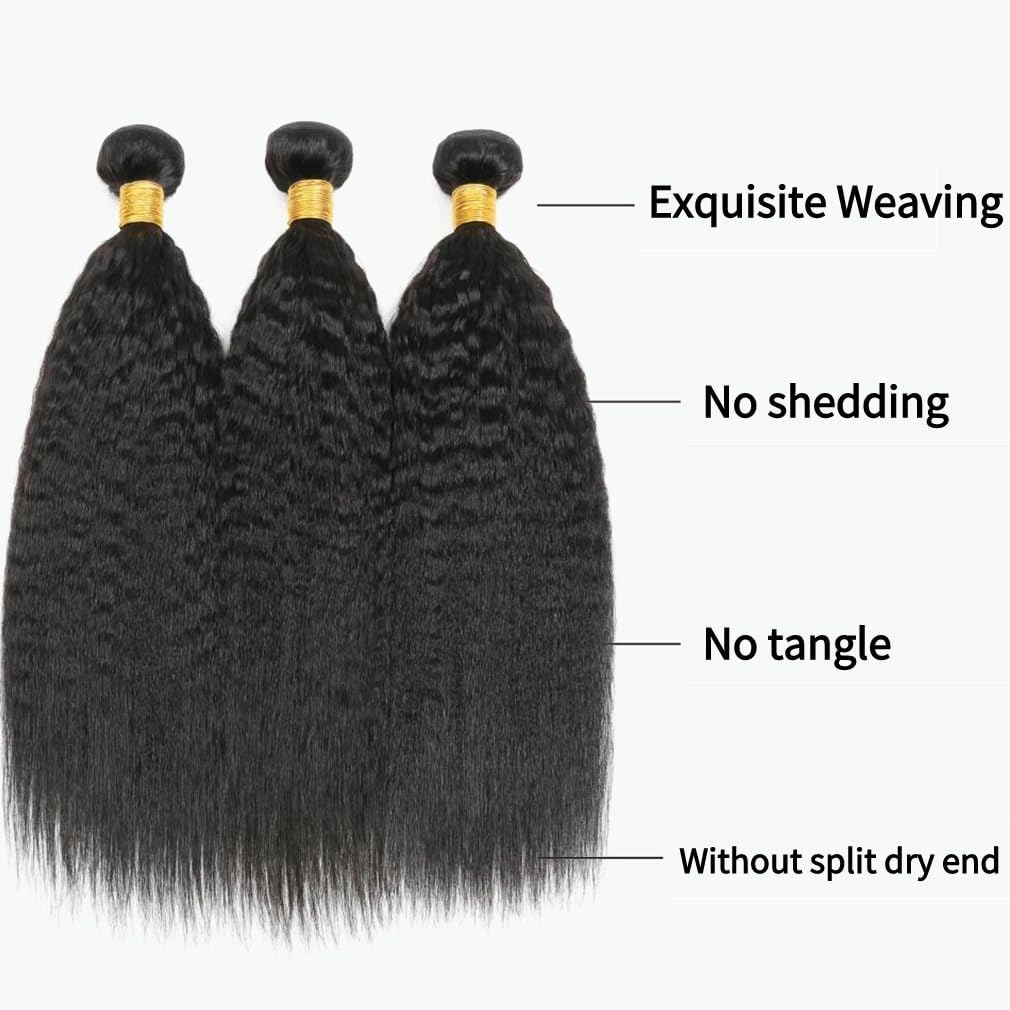 Yaki Straight Virgin Human Hair Bundles