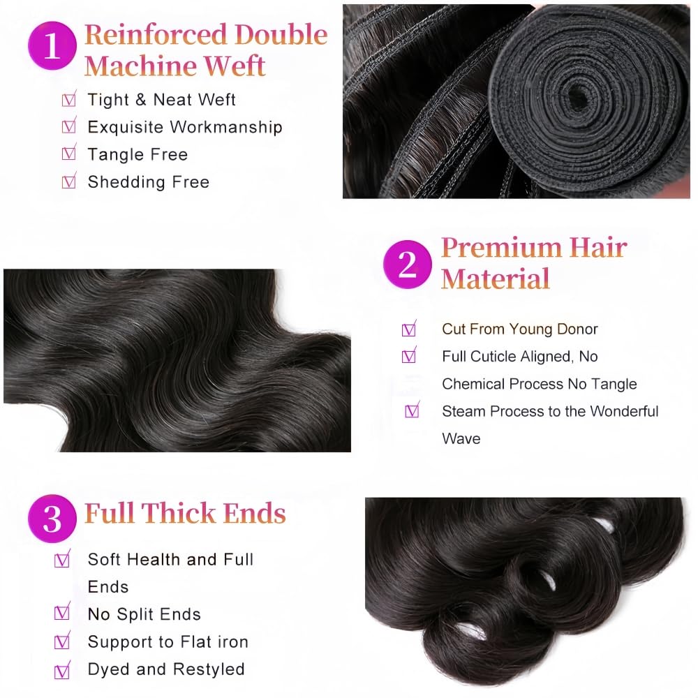 Virgin Human Hair Body Waves