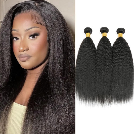 Yaki Straight Virgin Human Hair Bundles