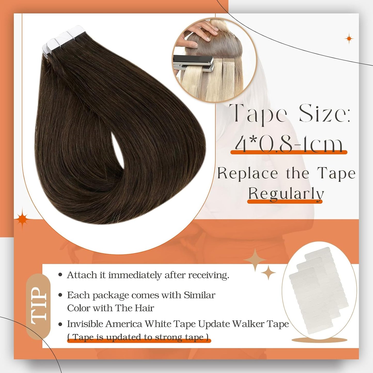 Tape in Hair Extensions